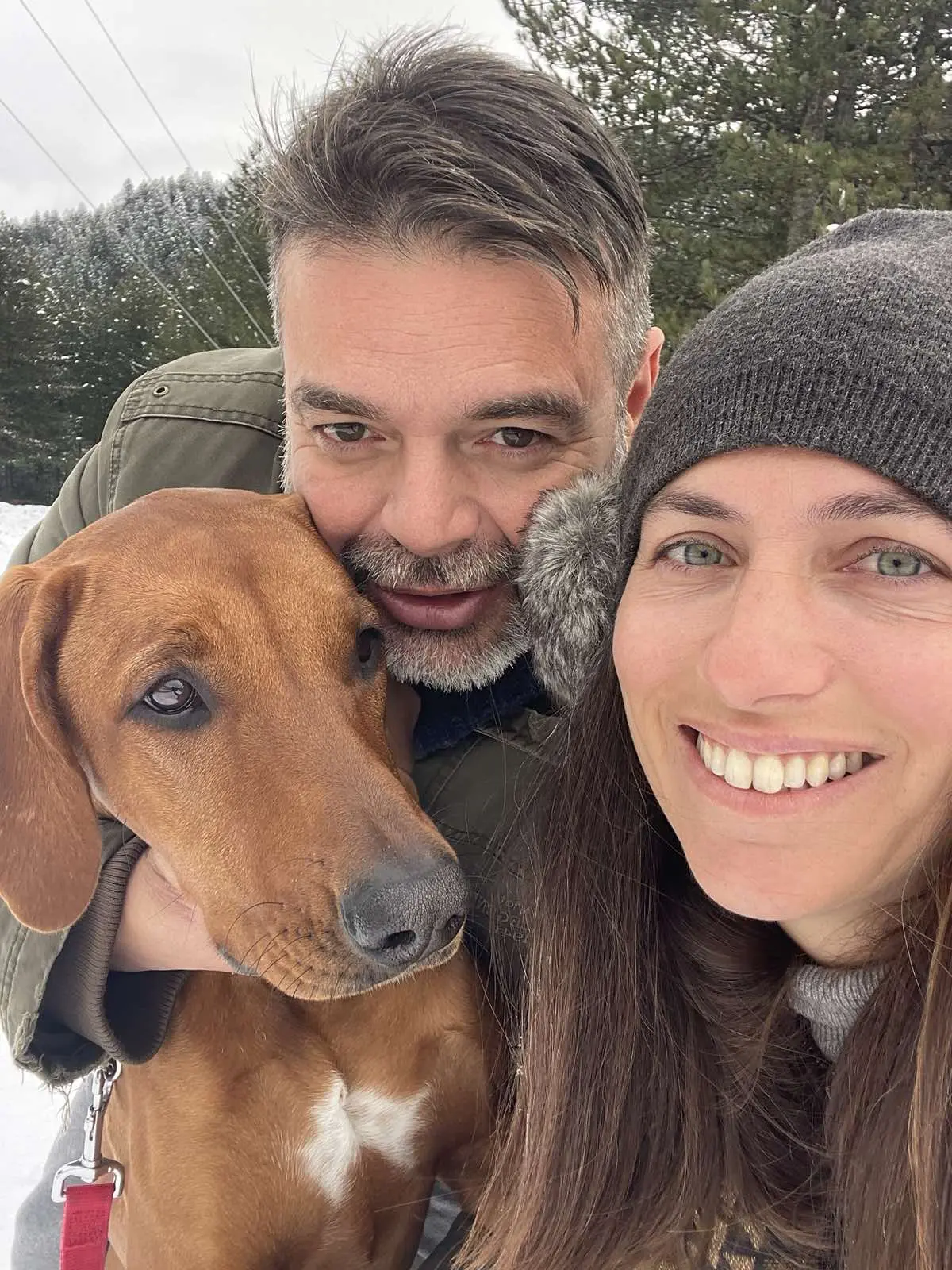 Θέμης Νικολάου εκπαιδεύει σκύλο ράτσας Doberman
